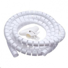 CONNECT IT rúrka na vedenie káblov WINDER, 2,5 m x 20 mm, biela (organizér káblov) CONNECT IT rúrka na vedenie káblov WINDER, 2,5 m x 20 mm, biela (organizér káblov)
