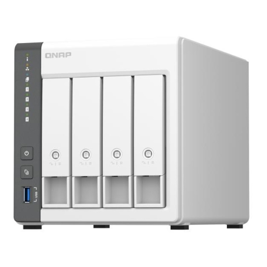 QNAP TS-433-4G (4C/ARM/2GHz/4GB RAM/4x3,5"SATA/1x 2.5GbE/1x GbE/3x USB)