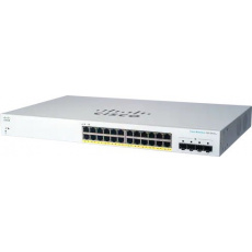 Cisco switch CBS220-24P-4G (24xGbE,4xSFP,24xPoE+,195W) - REFRESH Cisco switch CBS220-24P-4G (24xGbE,4xSFP,24xPoE+,195W) - REFRESH