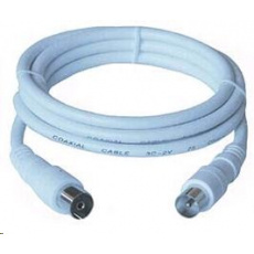 TV anténny kábel PREMIUMCORD 5 m (koaxiálny, M/F, 75 Ohm) TV anténny kábel PREMIUMCORD 5 m (koaxiálny, M/F, 75 Ohm)