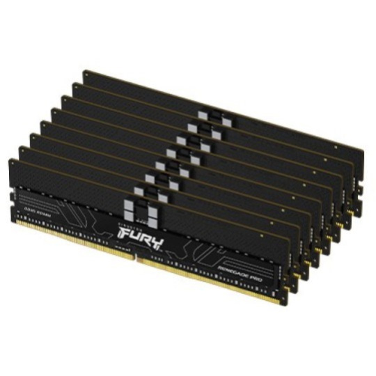 KINGSTON DIMM DDR5 128GB (Kit of 8) 5600MT/s CL28 ECC 1Rx8 FURY Renegade Pro EXPO