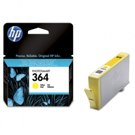 Žltý atramentový košík HP 364, 3 ml, CB320EE (300 strán)