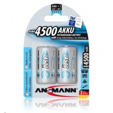 Baterie - Ansmann maxE Baby NiMH 2xC 4500mAh (2ks/Blistr) Baterie - Ansmann maxE Baby NiMH 2xC 4500mAh (2ks/Blistr)