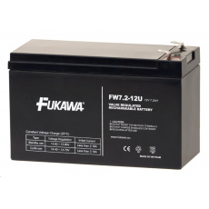 Batéria - FUKAWA FW 7,2-12 F2U (12V/7,2 Ah - Faston 250), konektor - 6.3 mm, životnosť 5 rokov Batéria - FUKAWA FW 7,2-12 F2U (12V/7,2 Ah - Faston 250), konektor - 6.3 mm, životnosť 5 rokov
