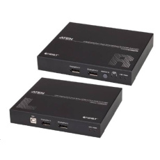 ATEN Extender PC-konzole Dual DP, HDBaseT 2.0, USB, RS-232, audio, 4K@100m