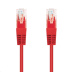 C-TECH kabel patchcord Cat5e, UTP, červený, 3m