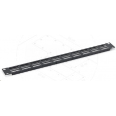 TRITON 19" 1U perforovaný oválny držiak 36 x 6 mm, čierny TRITON 19" 1U perforovaný oválny držiak 36 x 6 mm, čierny