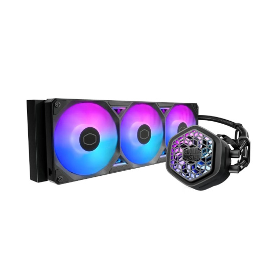 Cooler Master vodní chladič MasterLiquid Atmos II VRM 360, 3x120mm, LGA1851, AM5, černá Cooler Master vodní chladič MasterLiquid Atmos II VRM 360, 3x120mm, LGA1851, AM5, černá