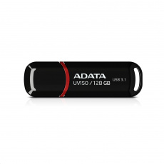 ADATA Flash disk 128GB UV150, USB 3.1 disk Dash Drive (R:90/W:20 MB/s) čierny