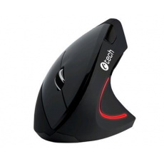 C-TECH myš VEM-09, vertikálna, bezdrôtová, 6 tlačidiel, čierna, USB nano prijímač C-TECH myš VEM-09, vertikálna, bezdrôtová, 6 tlačidiel, čierna, USB nano prijímač