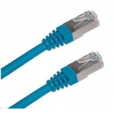 Patch kabel Cat6A, S-FTP - 0,25m, modrý Patch kabel Cat6A, S-FTP - 0,25m, modrý