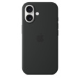 APPLE iPhone 16 Silicone Case with MagSafe - Black