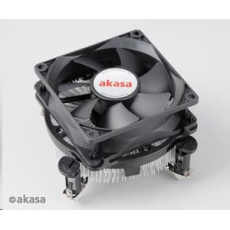 AKASA CPU chladič AK-CCE-7102EP pre Intel LGA 775 a 1156, 80mm PWM ventilátor, do 73W