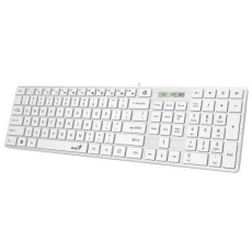 GENIUS klávesnice Slimstar 126/ Drátová/ USB/ bílá/ CZ+SK layout/ SmartGenius App GENIUS klávesnice Slimstar 126/ Drátová/ USB/ bílá/ CZ+SK layout/ SmartGenius App