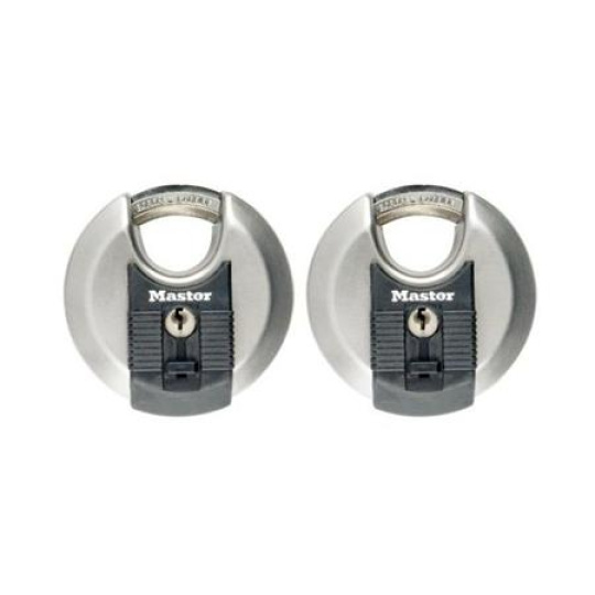 Master Lock Diskový visací zámek  Excell - 70mm (2 ks / blistr)