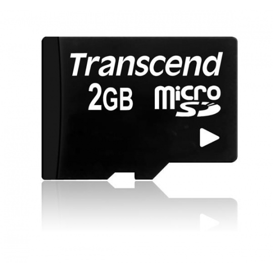 Karta TRANSCEND MicroSD 2 GB, bez adaptéra