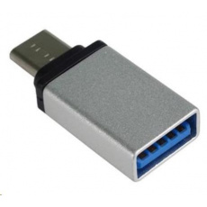 Adaptér PREMIUMCORD USB 3.1 C/male - USB 3.0 A/samica, strieborná, OTG Adaptér PREMIUMCORD USB 3.1 C/male - USB 3.0 A/samica, strieborná, OTG