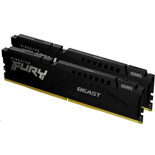 DDR5 DIMM 16GB 5600MHz CL40 (Kit of 2) KINGSTON FURY Beast Black