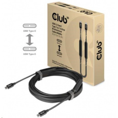 Kábel USB Club3D 3.2 Gen2 Type-C to C Active Bi-directional (M/M) 8K60Hz, 5m Kábel USB Club3D 3.2 Gen2 Type-C to C Active Bi-directional (M/M) 8K60Hz, 5m