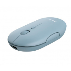 TRUST myš PUCK, bezdrôtová, USB, modrá, bluetooth TRUST myš PUCK, bezdrôtová, USB, modrá, bluetooth