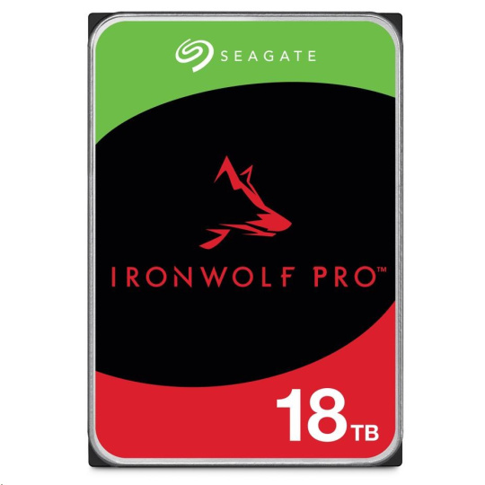 SEAGATE HDD IRONWOLF PRO (NAS) 3,5" - 18TB, SATAIII, ST18000NE000