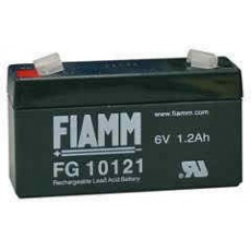 Batéria - Fiamm FG10121 (6V/1,2Ah - Faston 187), životnosť 5 rokov Batéria - Fiamm FG10121 (6V/1,2Ah - Faston 187), životnosť 5 rokov
