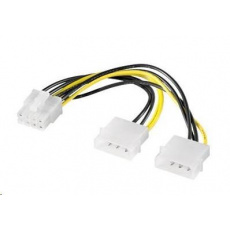 PREMIUMCORD Redukcia napájania 2x MOLEX PCI-e 8pin PREMIUMCORD Redukcia napájania 2x MOLEX PCI-e 8pin