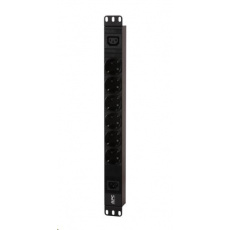 APC Easy PDU, Basic, 1U, 10A, 230V, (6) Schuko a (1) C13, IEC C14 (2.5m)