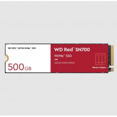 WD RED NVMe SSD 500GB PCIe SN700, Geb3 8GB/s, (R:3430/W:2600 MB/s) TBW 1000 WD RED NVMe SSD 500GB PCIe SN700, Geb3 8GB/s, (R:3430/W:2600 MB/s) TBW 1000