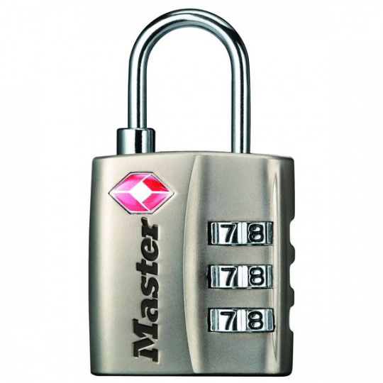 MasterLock TSA 4680EURDNKL Visací kombinační zámek