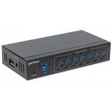 Rozbočovač Manhattan, 7 portov, USB 3.0 Typ A, čierna Rozbočovač Manhattan, 7 portov, USB 3.0 Typ A, čierna