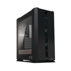 ZALMAN X3 Black, skrinka ATX bez zdroja, aRGB ZALMAN X3 Black, skrinka ATX bez zdroja, aRGB