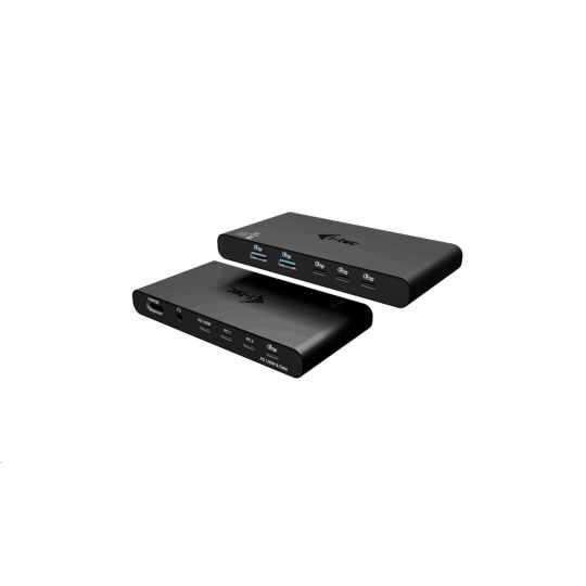 i-tec KVM Docking Station HDMI for 2 hosts, Power Delivery 2x 100W