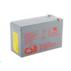 Olovená batéria CSB 12V 9Ah HighRate (8 rokov) F2 (HRL1234W F2 FR)