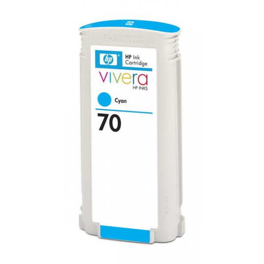 Atramentová kazeta HP 70 Cyan DJ, 130 ml, C9452A