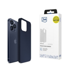 3mk Silicone Case pro Apple iPhone 15 Pro Max Dark Navy 3mk Silicone Case pro Apple iPhone 15 Pro Max Dark Navy