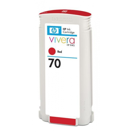 Červený atrament HP 70 DJ Cart, 130 ml, C9456A