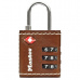 MasterLock TSA 4692EURDBRN Visací kombinační zámek