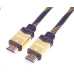 Kábel HDMI PREMIUMCORD 2.0 Vysokorýchlostný + ethernetový kábel HQ, pozlátené konektory, 1 m