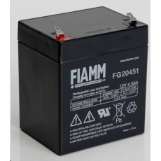 Batéria - Fiamm FG20451 (12V/4,5Ah - Faston 187), životnosť 5 rokov Batéria - Fiamm FG20451 (12V/4,5Ah - Faston 187), životnosť 5 rokov