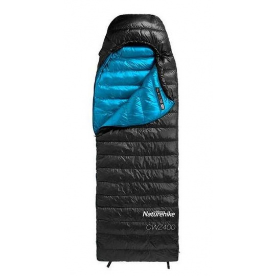 Naturehike péřový spací pytel CW400 750FP 930g vel. L - černý