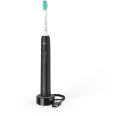 Philips HX3671/14 Sonicare 3100, zubní kartáček, pro dospělé, 31000 kmitů/min, časovač, tlakový senzor, indikátor, černý Philips HX3671/14 Sonicare 3100, zubní kartáček, pro dospělé, 31000 kmitů/min, časovač, tlakový senzor, indikátor, černý