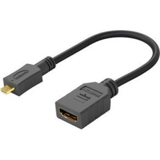 PremiumCord Flexi adaptér HDMI Typ A samice - micro HDMI Typ D samec pro ohebné zapojení PremiumCord Flexi adaptér HDMI Typ A samice - micro HDMI Typ D samec pro ohebné zapojení