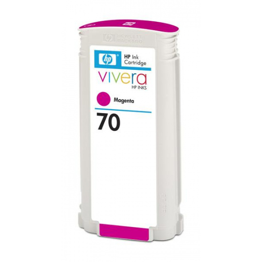Atramentová kazeta HP 70 Magenta DJ, 130 ml, C9453A