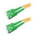 Duplexní patch kabel SM 9/125, OS2, SC(APC)-SC(APC), LS0H, 3m