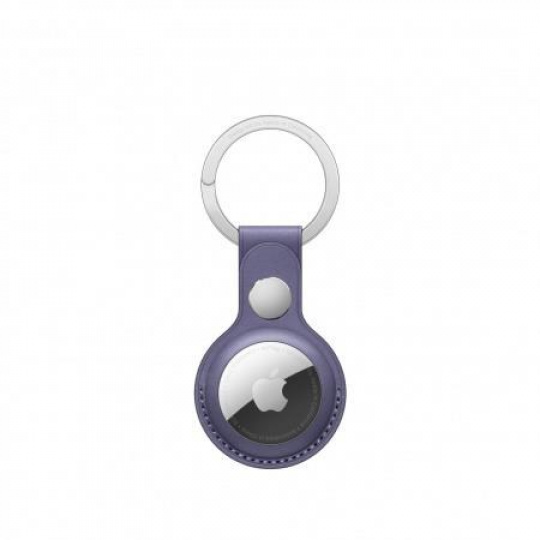 APPLE AirTag Leather Key Ring - Wisteria