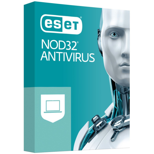ESET NOD32 Antivirus: Krabicová licencia pre 2 PC na 1 rok