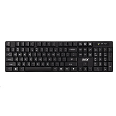 ACER Wireless klávesnice 2,4GHz RF, AKR110, dosah až 10 m, membránové klávesy, životnost až 5 mil. úhozů, voděodolná ACER Wireless klávesnice 2,4GHz RF, AKR110, dosah až 10 m, membránové klávesy, životnost až 5 mil. úhozů, voděodolná