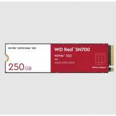 WD RED NVMe SSD 250GB PCIe SN700, Geb3 8GB/s, (R:3100/W:1600 MB/s) TBW 500 WD RED NVMe SSD 250GB PCIe SN700, Geb3 8GB/s, (R:3100/W:1600 MB/s) TBW 500
