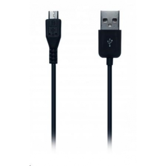 CONNECT IT MicroUSB kábel (kompatibilný so Samsung/HTC) 1 m pre telefón, čierny